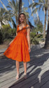 Kleid Orange 4073 F FRESH COTTON